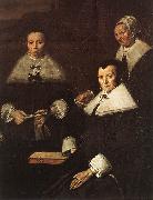 HALS, Frans Regentesses of the Old Men's Almshouse (detail) Germany oil painting reproduction